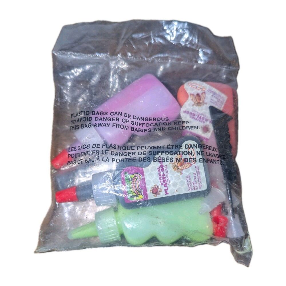 Vintage Sealed CREEPY CRAWLERS Official Plasti-Goop Compound Toymax ! Sealed NOS